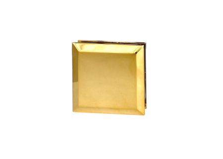 Коннектор DG-1, пол-стена-стекло 90°, золотой